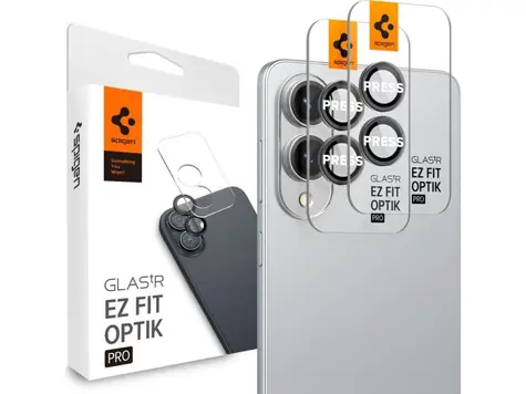 Spigen Glass tR EZ Fit Optik Pro HD Panzerglas für Samsung Galaxy S25 Edge 2 Stück schwarz