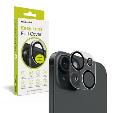 Mobile Origin Easy Lens Full Cover Schutzglas für das Objektiv für Apple iPhone 14/14 PLUS klar