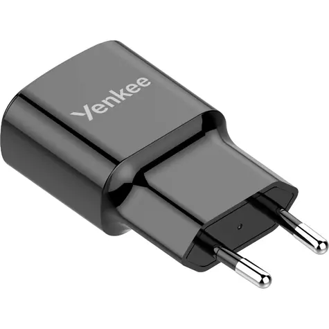 YENKEE YAC 2013BK schwarz / USB-Ladegerät / 12W / 2,4A