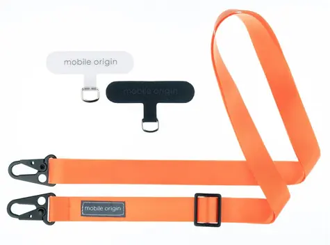 Mobile Origin Lanyardband 25mm orange / 84 - 165cm