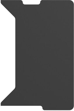 Genesis Holm Modular Blat schwarz / Tischseitenplatte / 50cm / rechts