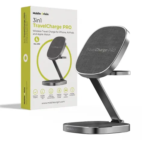 Mobile Origin TravelCharge PRO grau / Ladestation