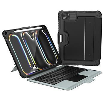 Nillkin Bumper Combo Keyboard Case (Version mit Hintergrundbeleuchtung) für iPad Pro 11 2024 Schwarz