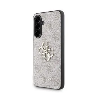 Guess PU 4G Metal Logo Backcover für Samsung Galaxy A36, Rosa