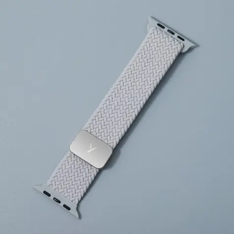 YENKEE YWB 050 AW Nylonarmband für Apple Watch 38 & 40 & 41 mm Grau