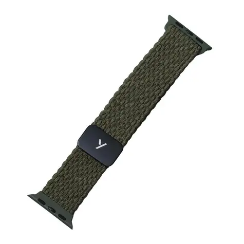 YENKEE YWB 054 AW Nylonarmband für Apple Watch 38 & 40 & 41 mm grün