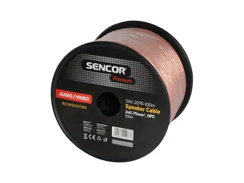 Sencor SAV 2075-100m Lautsprecherkabel 2x 0,75mm2 