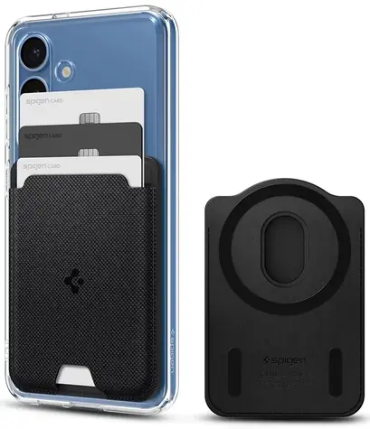 Spigen Urban Fit Wallet mit MagSafe für Samsung Galaxy S25 schwarz