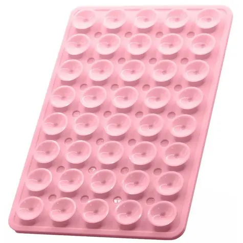 Mobile Origin Sticker Phone Mount O1 pink / Silikon-Telefonhalterung mit Saugnäpfen