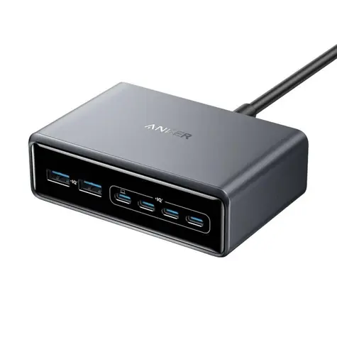 Anker Prime schwarz / Ladestation / 200W / 4xUSB-C / 2xUSB 