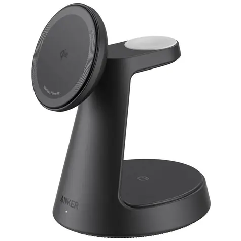 Anker MagGo B25M4 Kabelloses Ladegerät 3in1 Schwarz / USB-C / 15W 