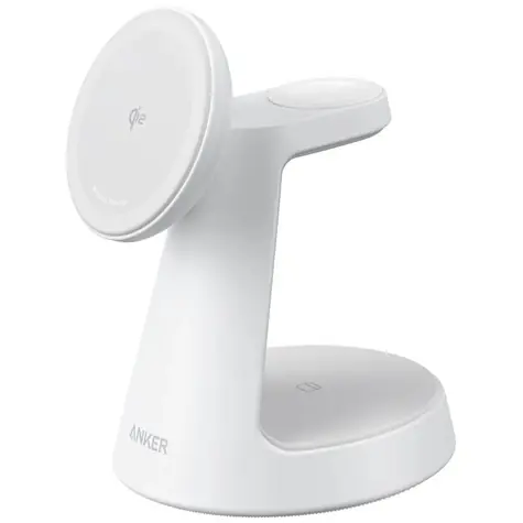 Anker MagGo B25M4 Wireless Charger 3in1 weiß / USB-C / 15W 