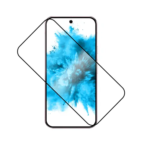 FIXED Full-Cover Displayschutz aus gehärtetem Glas für Google Pixel 10 5G, Schwarz