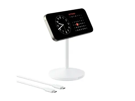 Anker MagGo A25X1 Kabelloser Ladeständer Weiß / USB-C / 15W 