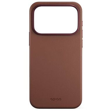 Epico Leather Pro Mag+ Case Cover für iPhone 17 Pro Max Qi2 & MagSafe kompatibel braun
