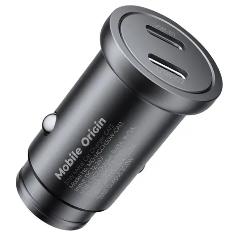 Mobile Origin Metall-Autoladegerät 30W CA13 / 2x USB-C