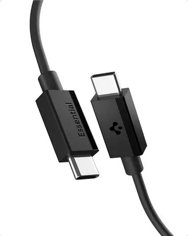 Spigen ACA08720 Essential USB-C auf USB-C 60W Kabel 2m schwarz / USB 2.0