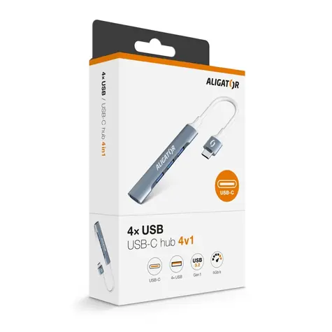 Aligator Hub USB-C / 4X USB