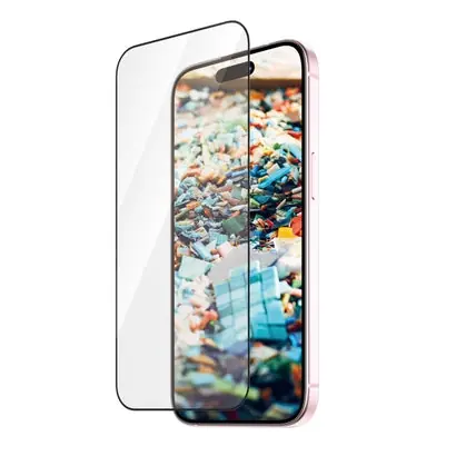 PanzerGlass Re:Fresh Apple iPhone 15 mit Installationsrahmen (45 % recyceltes Material)