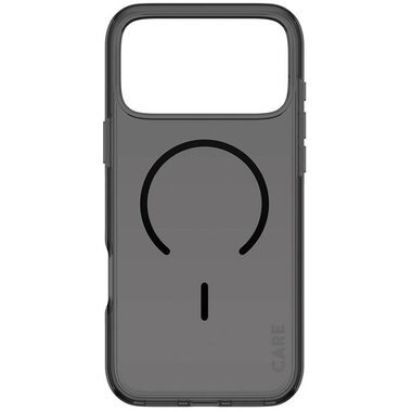 PanzerGlass CARE Schutzhülle für Apple iPhone 17 Pro Max, Rauchgrau/Schwarz, MagSafe 