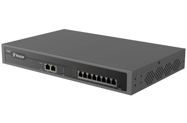 Yeastar IP-Telefonanlage P550 schwarz / 50 Benutzer / 25 Anrufe / bis zu 8 Ports für S2, O2, BRI, SO und GSM 
