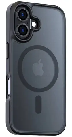 Torras Guardian Magnetic Series Schutzhülle für Apple iPhone 16, schwarz