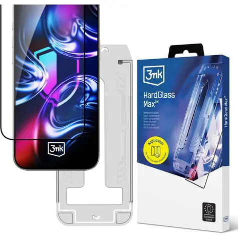 3mk HardGlass Max FrameFit Schutzglas für Apple iPhone 15 Pro Max