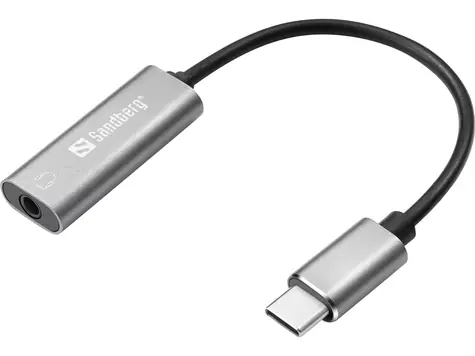 Sandberg USB-C-Audioadapter / Adapter USB-C auf 3,5-mm-Klinkenbuchse