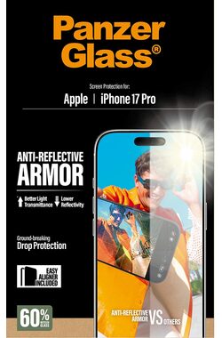 PanzerGlass Armor Antireflex-Schutzglas EasyAligner für iPhone 17 Pro