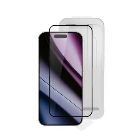 Epico Hero Glass 3D DF Schutzglas für iPhone 15 Pro Max / stoßfest / Ultrabreiter Schutz 