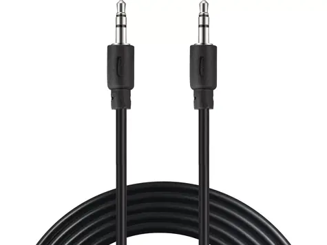 Sandberg MiniJack- Cable MM 2 m schwarz / Verbindungskabel Minijack M auf Minijack M 