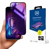3mk Rainbow Privacy Schutzglas für Apple iPhone 15