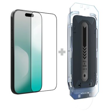 Nillkin Panzerglas 2.5D CP+ PRO Schwarz für Apple iPhone 17 Pro Max (mit Applikator)