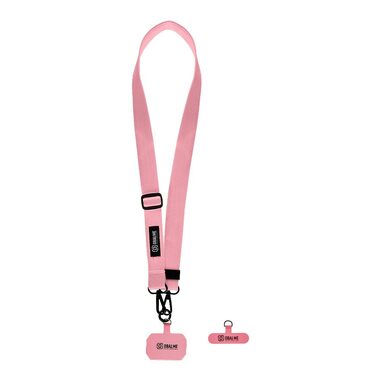 Obal:Me NeckTag Ribbon Phone Strap Pink