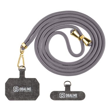 Obal:Me NeckTag Allure Phone Strap Dunkelgrau