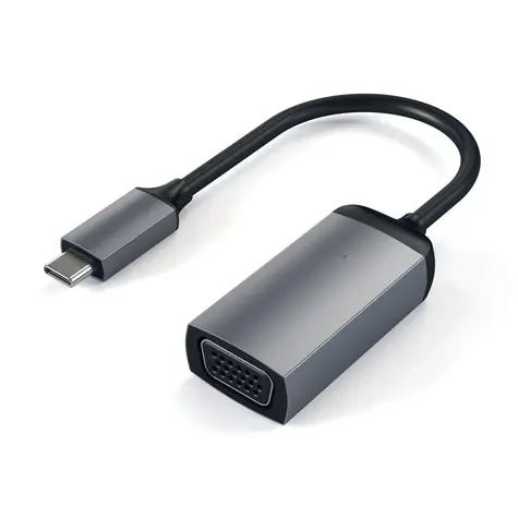 Satechi USB-C auf VGA grauer Adapter 
