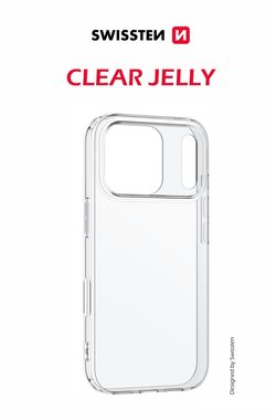 Swissten CLEAR JELLY Hülle für Apple iPhone 17 Pro Max, transparent