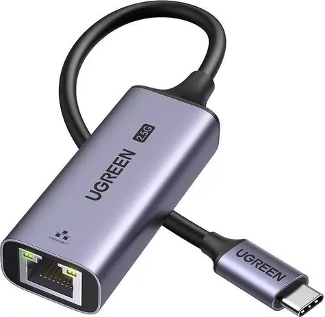 Ugreen CM648 Ethernet-Adapter SCHWARZ / USB-C auf RJ45 / 2,5 Gbit/s 