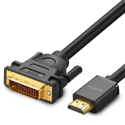 Ugreen HD106 Kabel DVI 24+1 Pin/HDMI / FHD 60Hz / 1,5 m 