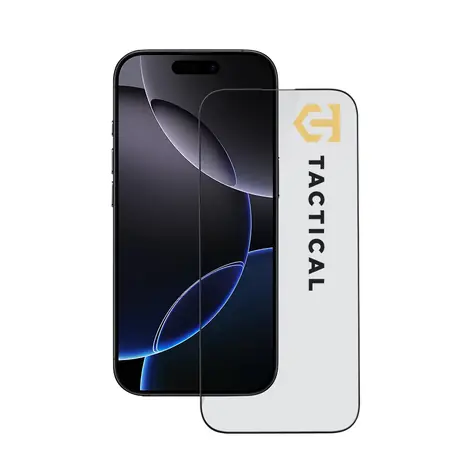 Unverpackt - Tactical 5D-Glas für Apple iPhone 16 Pro, schwarz / unverpackt