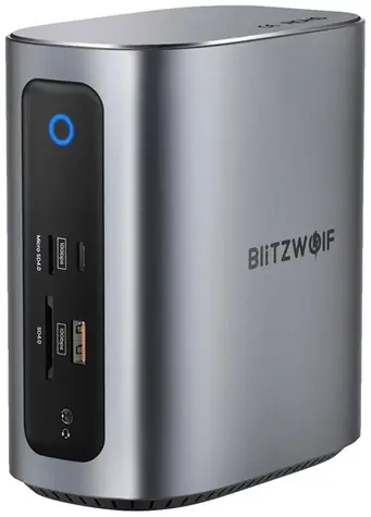 Blitzwolf BW-TH15 Dockingstation 17 in 1 Grau