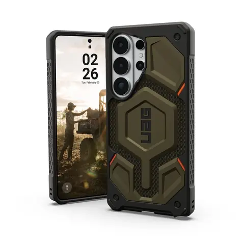 UAG Monarch Pro Rückseite für Samsung Galaxy S26 Ultra Kevlar Element Grün