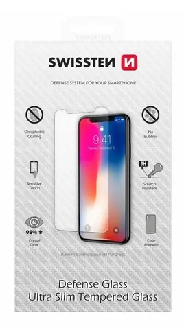 Swissten Schutzglas aus gehärtetem Glas für Samsung Galaxy S26 5G RE 2.5D