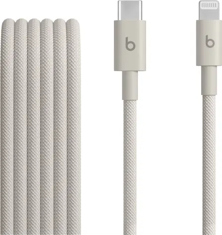 Beats-Kabel USB-C (M) - Lightning (M) 1,5 m grau / geflochten