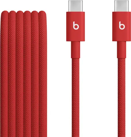 Beats Kabel USB-C (M) - USB-C (M) 1,5 m rot / geflochten / 60 W