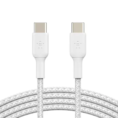 Belkin BOOST CHARGE geflochtenes Kabel USB-C auf USB-C weiß / 1 m