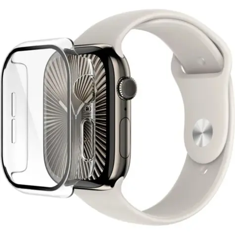 Belkin ScreenForce 2-in-1 Schutzhülle für Apple Watch Series 10 (46 mm) transparent