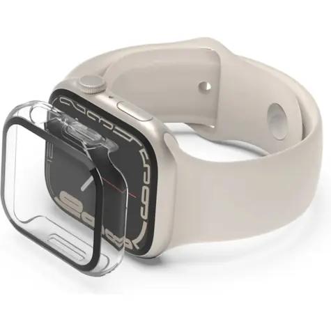 Belkin ScreenForce 2-in-1 Schutzhülle für Apple Watch Series 4/5/6/SE/7/8/9 (40/41 mm) Transparent