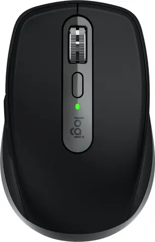 Logitech MX Anywhere 3S für Mac, schwarz / kabellose Maus / Lasersensor / 8000 DPI / 6 Tasten / Bluetooth / 2,4 GHz 