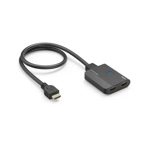 HAMA HDMI 4K Splitter schwarz / 1 Eingang / 2 Ausgänge
